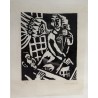 Lithograph entitled ‘Angel’, signed Emil NOLDE 09