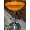 Fauteuil de bar orange ajustable
