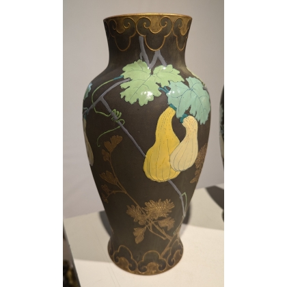 Paire de vases Art-Nouveau LONGCHAMP
