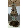 Paire de lampes en porcelaine chinoise