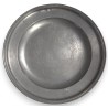 Set of three BURSINS pewter plates