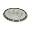 Plateau en cristal et argent 925