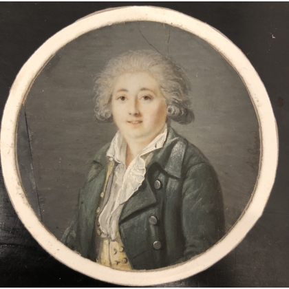 Miniature \"Portrait d\'un homme\"