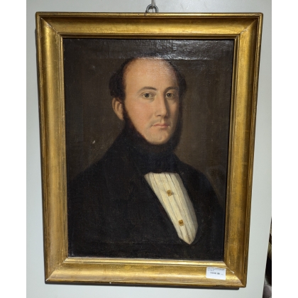 Paintings | Oil on canvas, ‘Man’, signed 1882, Moinat SA  – Antiques and home décor