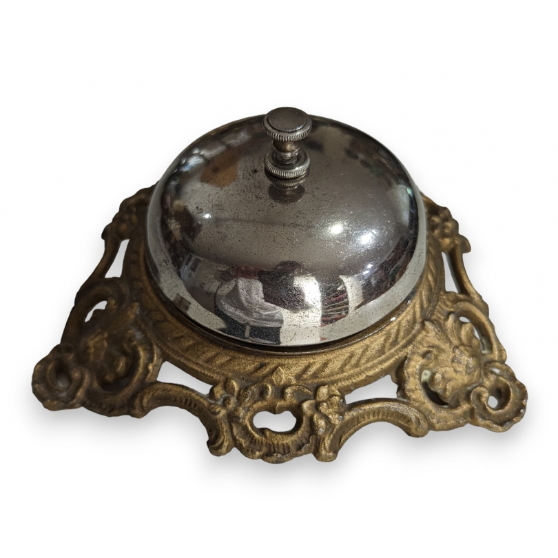 Hotel bell made of regule and metal