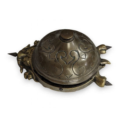Cloche d\'hôtel Dragon en bronze