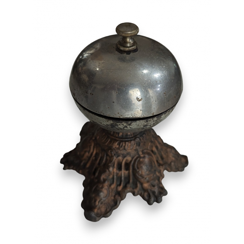 Hotel bell made of regule and metal