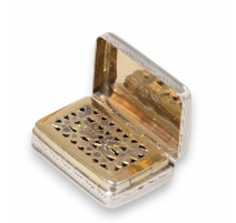 Vinaigrette en argent par John Shaw