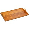 Crocus inlaid tray, signed GALLÉ
