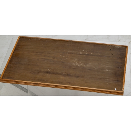 Crocus inlaid tray, signed GALLÉ