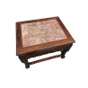Table basse chinoise avec plateau en mabre