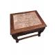 Table basse chinoise avec plateau en mabre