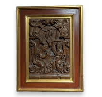 Panneau sculpté "Nativité"