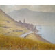 Tableau "St-Saphorin" signé J. GACHET
