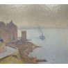 Tableau \"St-Saphorin\" signé J. GACHET