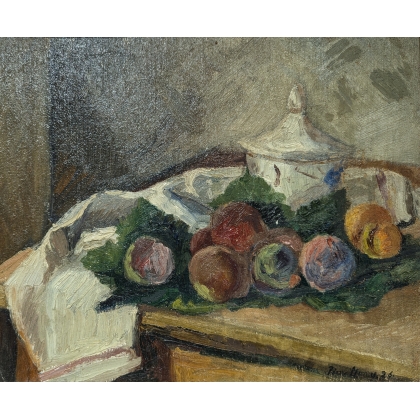 Tableau \"Nature Morte\" signé Pierre MONAY 26