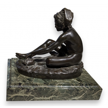 Bronze \"Pêcheur Napolitain\" signé RUDE