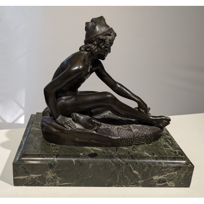 Bronze \"Pêcheur Napolitain\" signé RUDE