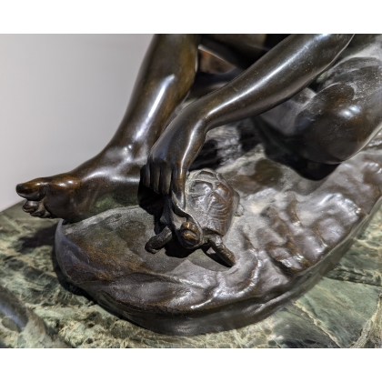 Bronze \"Pêcheur Napolitain\" signé RUDE