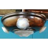 Suspension Art Deco en cuivre