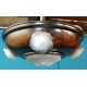 Suspension Art Deco en cuivre