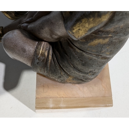 Statue "Deux filles"  en régule d'après CHIPARUS