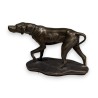 Statue \"Chien à l\'arrêt\" en régule