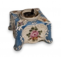 Encrier en porcelaine de Limoges