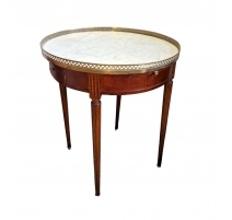 Table bouillotte style Louis XVI en acajou