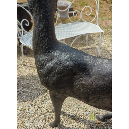 Chamois taille nature en bronze