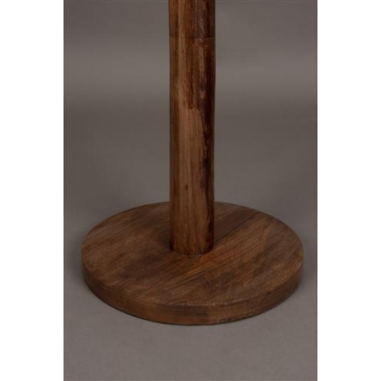 JAKUB coat rack in walnut-stained mango wood