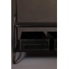LUCIUS coat rack with bench and drawers