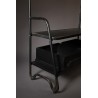 LUCIUS coat rack with bench and drawers