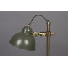 Lampe TODD en laiton et métal vert