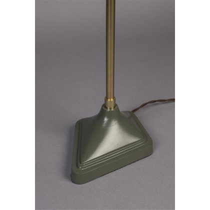 Lampe TODD en laiton et métal vert