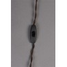 Lampe TODD en laiton et métal vert