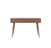 Console "BARBIER" à rideau en frêne foncé
