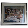 Lithograph "Newsstand 1993", signed by Ken KEELEY