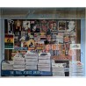 Lithograph "Newsstand 1993", signed by Ken KEELEY