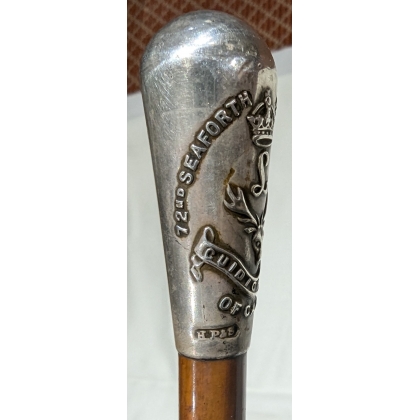 Canne badine "72nd Seaforth Highlanders of Canada"