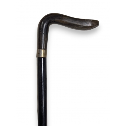 Walking stick with a horn handle