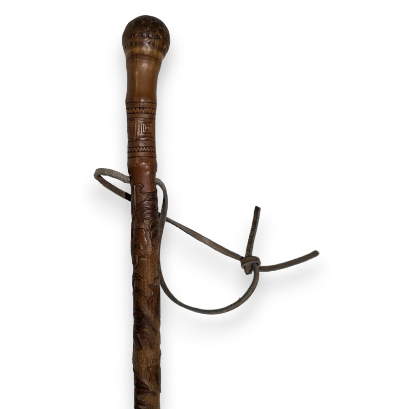 Canne monoxyle en ronce de bambou