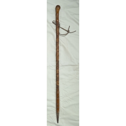 Canne monoxyle en ronce de bambou