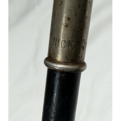 Canne de dandy corbin en nickel