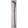 Canne monoxyle en bois courbe