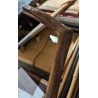 Canne monoxyle en bois courbe
