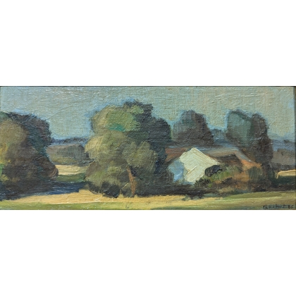 Tableau \"Paysage\" signé ROCHAT 65