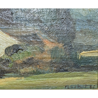 Tableau \"Paysage\" signé ROCHAT 65