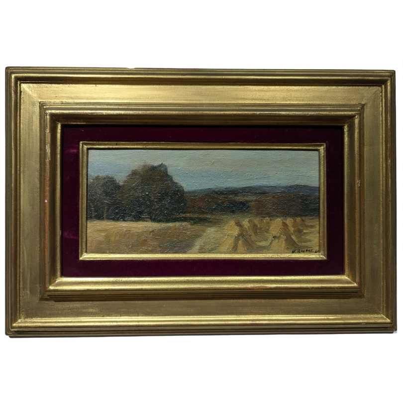 Tableau \"Paysage\" signé W. ROCHAT 60