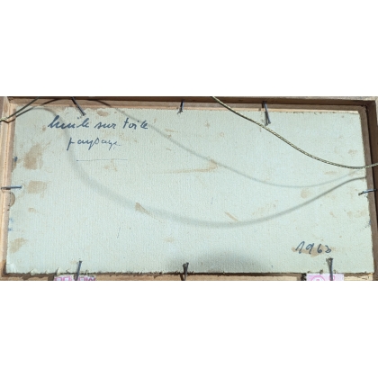 Tableau \"Paysage\" signé W. ROCHAT 62